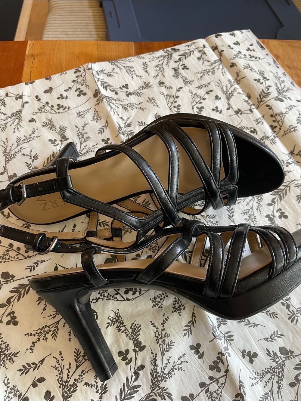 Naturalizer Baylor Black Strappy Slingback Heels. NWOT. Never worn! Brand new. - Picture 12 of 15